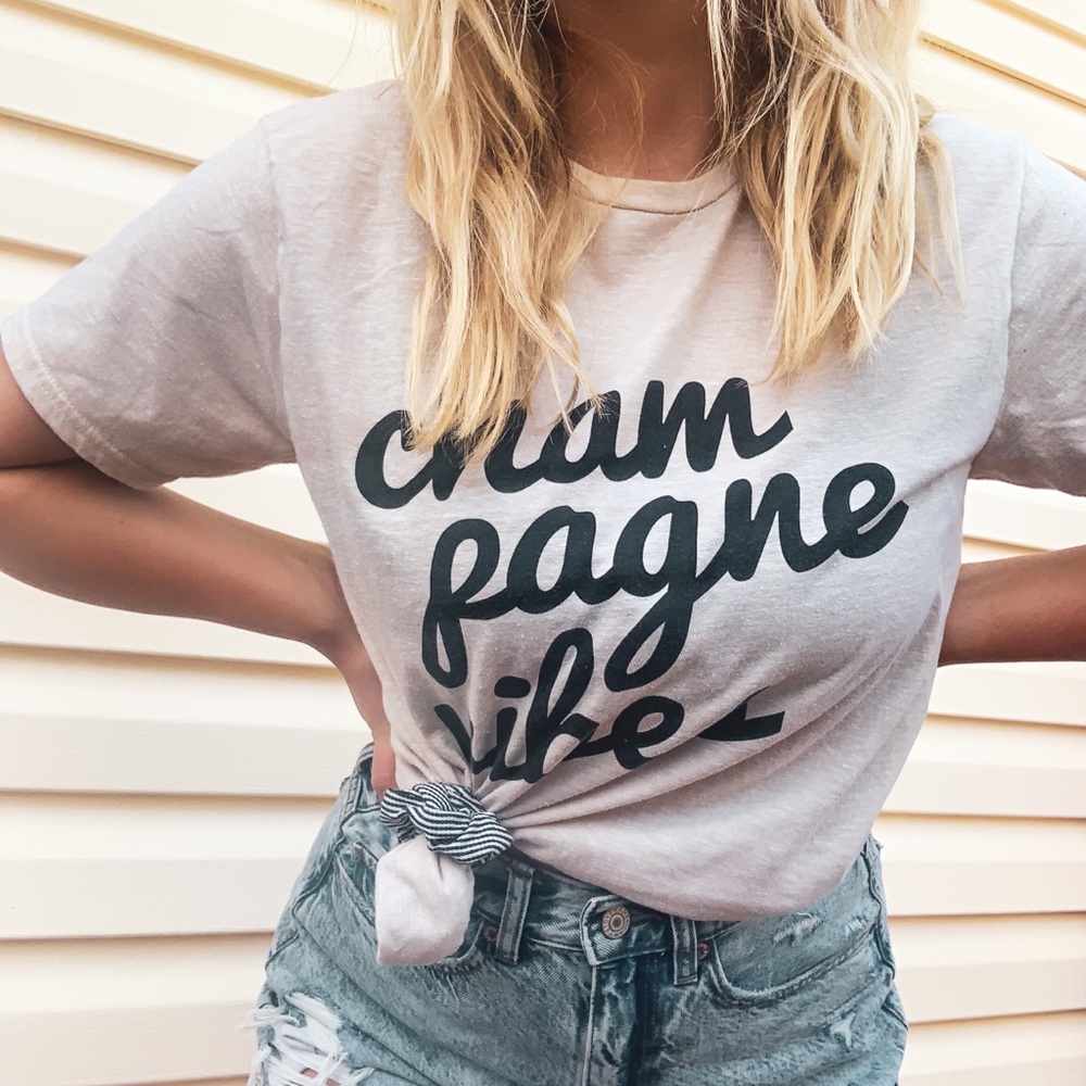 Champagne Vibes Tee Shirt